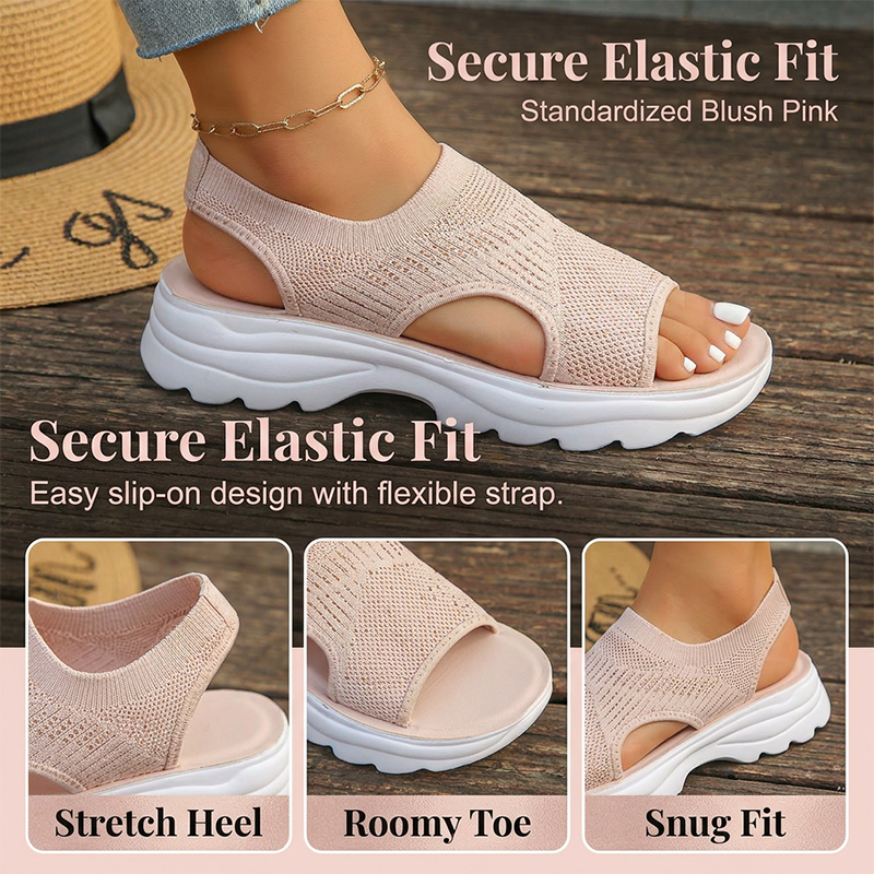 Lina – Orthopädische Plateau-Sandalen