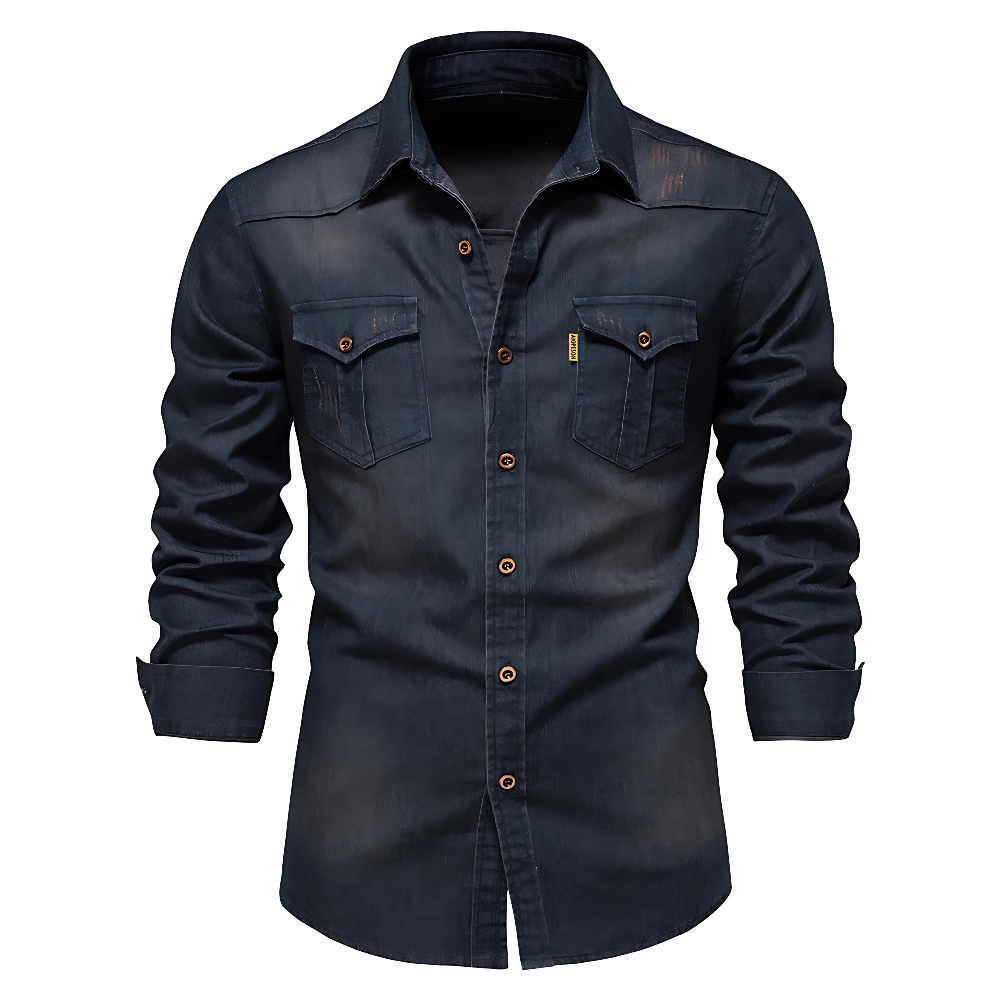 Silas | Jeanshemd aus Baumwolle