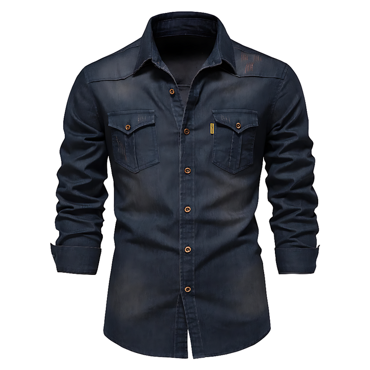 Silas | Jeanshemd aus Baumwolle
