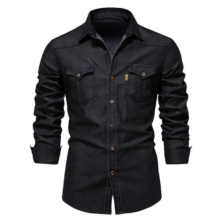 Silas | Jeanshemd aus Baumwolle