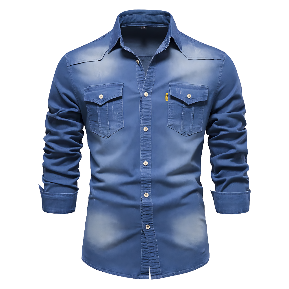 Silas | Jeanshemd aus Baumwolle