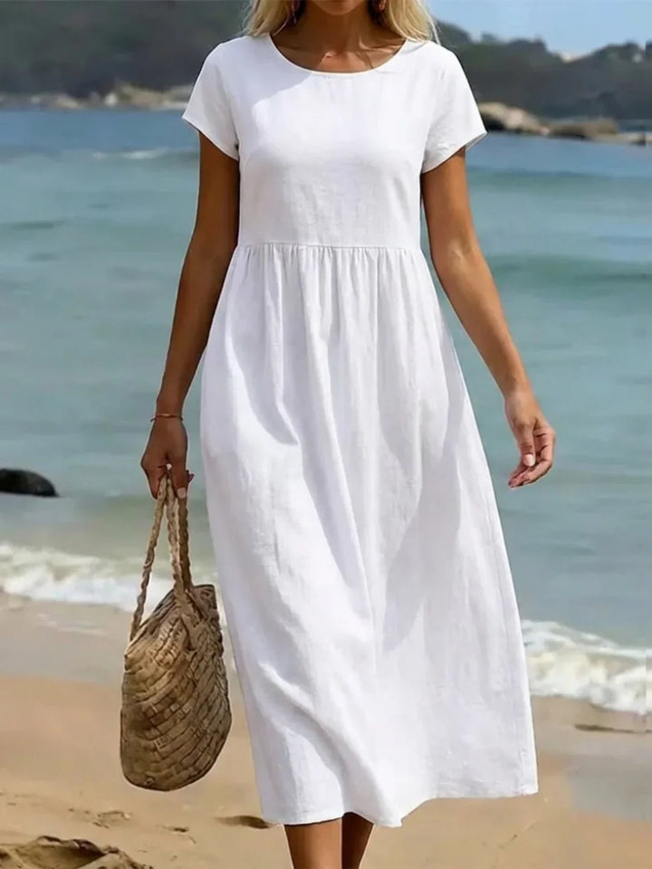 Ursina™ | Midi-Kleid mit fließendem Schnitt