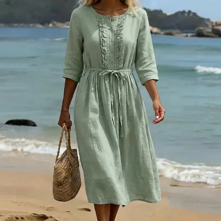 Nadège™ | Federleichtes Maxikleid