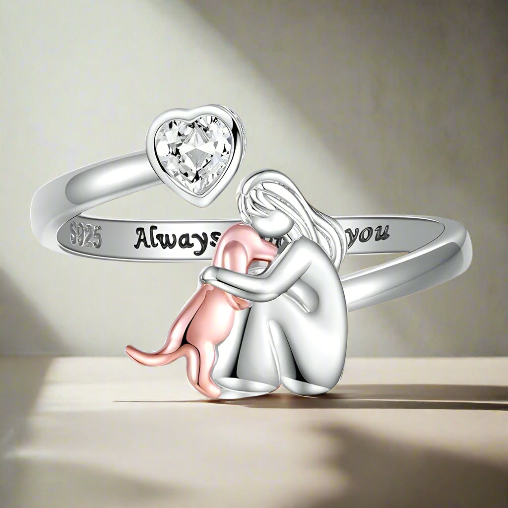 Verstellbarer Ring - 'Always in My Heart'